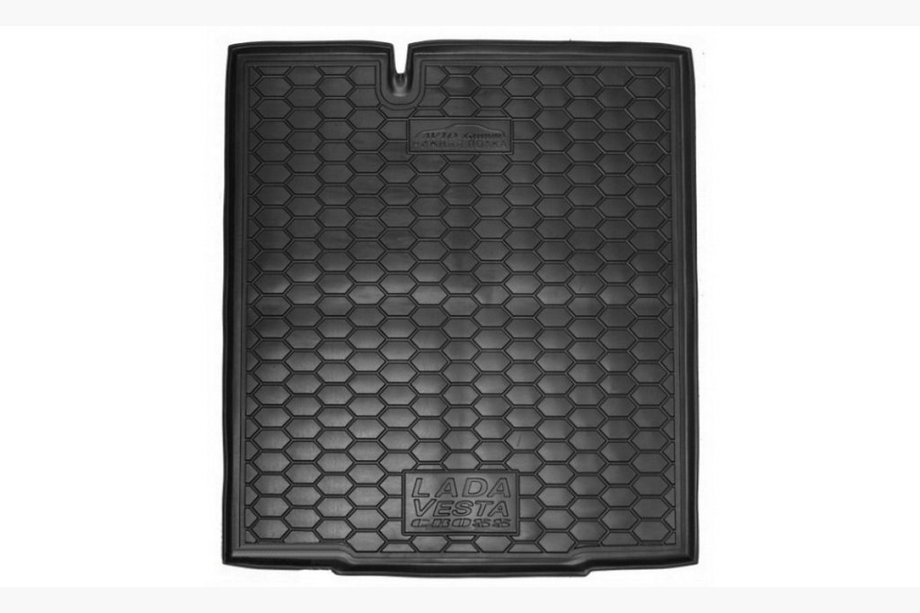 Lada Vesta 2015- гг. Нижний коврик багажника (Autogumm, резина) Image