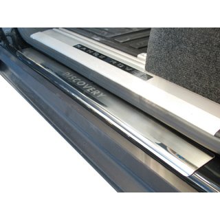 Накладки на пороги Natanika Premium (4 шт, нержавейка) Land Rover Discovery III 2004-2009 гг.