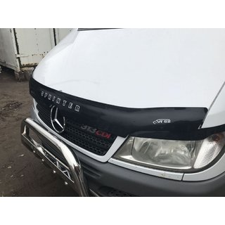 Дефлектор капота 2000-2006 (VIP) Mercedes Sprinter W901/902/903/904/905 1995-2006 гг. фото 3