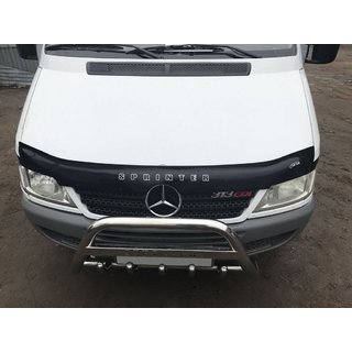 Дефлектор капота 2000-2006 (VIP) Mercedes Sprinter W901/902/903/904/905 1995-2006 гг. фото 2