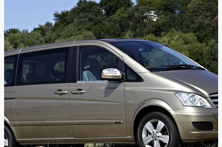 Mercedes Viano 2004-2014 гг. Накладки на Зеркала VIANO 2010-2015 (2 шт., пластик) Фото 6
