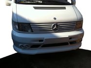 Mercedes Vito W638 1996-2003 гг. Накладка на передний бампер под 4 противотуманные фары (грунт под покраску) фото 1