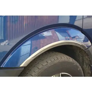 Узкие накладки на арки нержавейка (4 шт) Volkswagen Crafter 2006-2016 гг. фото 2
