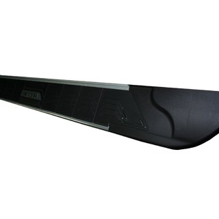 Боковые Подножки RedLine Black (2 шт., Алюминий) Mercedes Vito W638 1996-2003 гг. фото 1