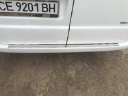 Накладка на задний бампер без бортика (Carmos, нержавейка) фото 3