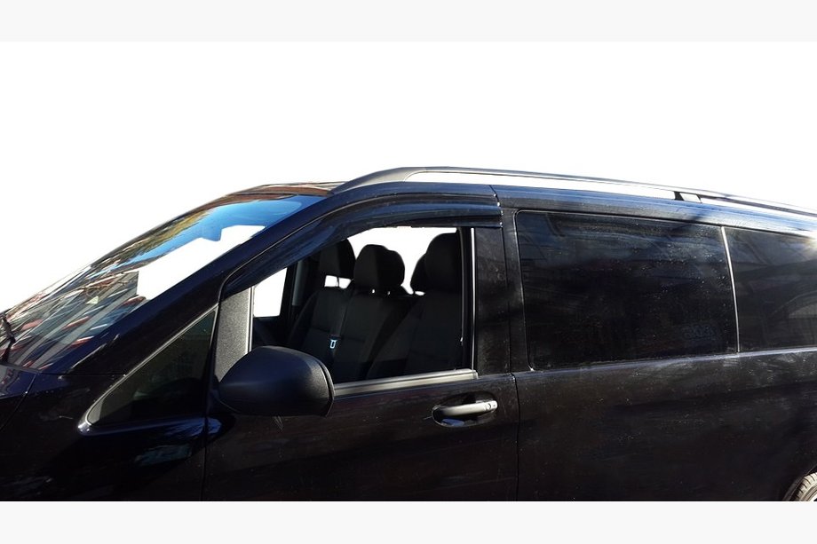 Mercedes Vito/V-class W447 2014- гг. Ветровики на окна (2 шт, Perflex Sport) Фото 1