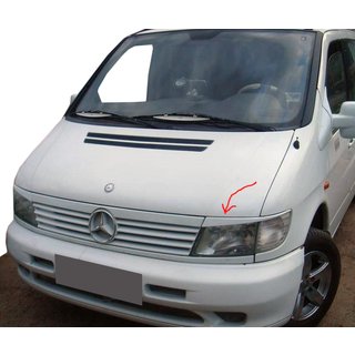 Реснички на фары (под покраску) Mercedes Vito W638 1996-2003 гг.