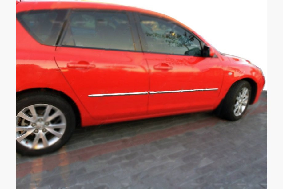 Mazda 3 2003-2009 гг. Дверные молдинги нержавейка (4 шт) Image
