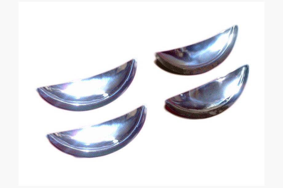 Renault Duster 2008-2017 гг. Хромированные Подложки под Ручки (4 шт., Нержавейка) Image