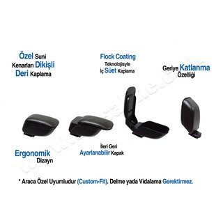 Подлокотник с подстаканником Renault Logan II 2013-2022 гг. фото 3