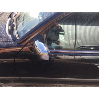 Накладки на Зеркала (2 шт, Нержавейка) Mercedes E-сlass W210 1995-2002 гг. фото 3