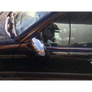 Накладки на Зеркала (2 шт, Нержавейка) Mercedes E-сlass W210 1995-2002 гг. фото 4