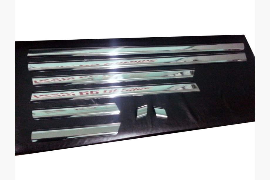 Mercedes E-сlass W124 1984-1997 гг. Молдинги на двери Нержавейка 8шт (1987-1991) Image