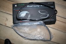 Mercedes S-сlass W220 1998-2005 гг. Накладки на фары (2 шт, пластик) фото 1