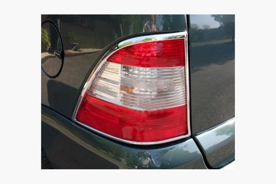 Mercedes ML W163 1997-2005 гг. Хром Накладки на Задние Фонари (2 шт, пластик) Image
