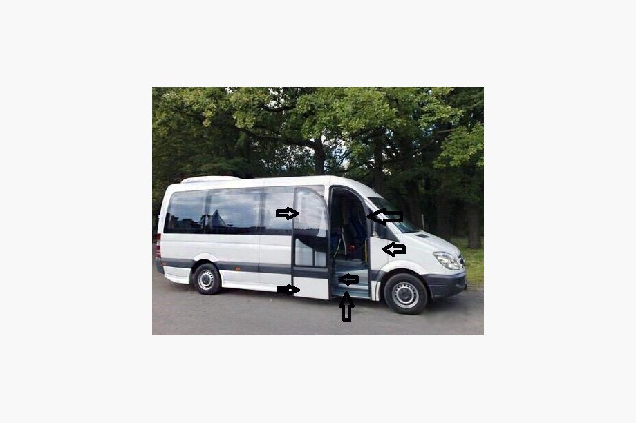 Volkswagen Crafter Комплект пассажирской двери Image