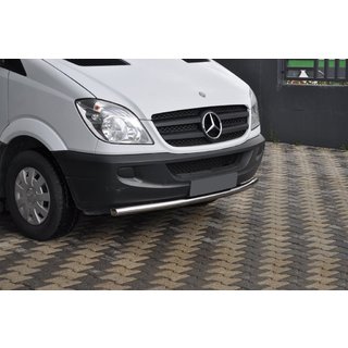 Передняя нижняя дуга ST008 (нерж. сталь) Mercedes Sprinter W906 2006-2018 гг. фото 1