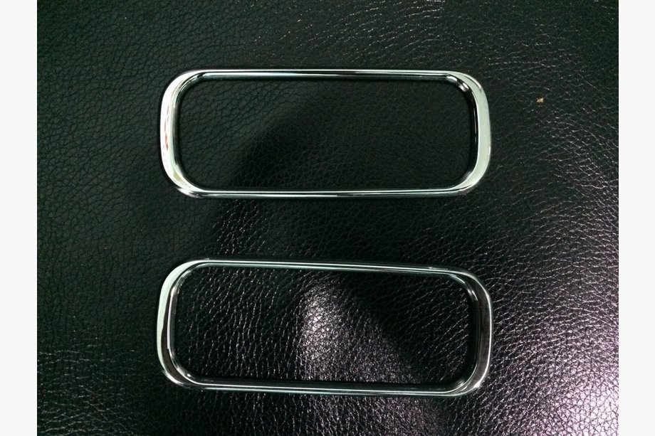 Mercedes ML W163 1997-2005 гг. Хром накладки на поворотники (2 шт, пластик) Image