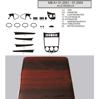 Акция! Накладки на панель приборов (1997-2001) Mercedes A-сlass W168 1997-2004 гг.