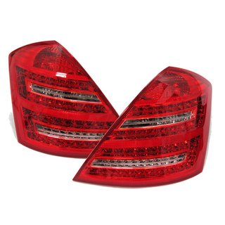 Задние фонари LED Рестайлинг (Оригинал, 2 шт) Mercedes S-сlass W221 2005-2013 гг.