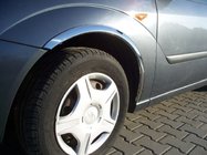 Ford Focus I 1998-2005 гг. Накладки на арки (4 шт, нержавейка) фото 1