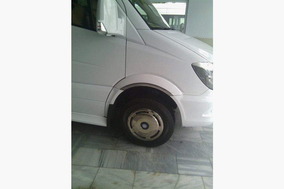 Mercedes Sprinter W906 2006–2018 гг. Узкие накладки на арки нержавейка (4 шт) Фото 2