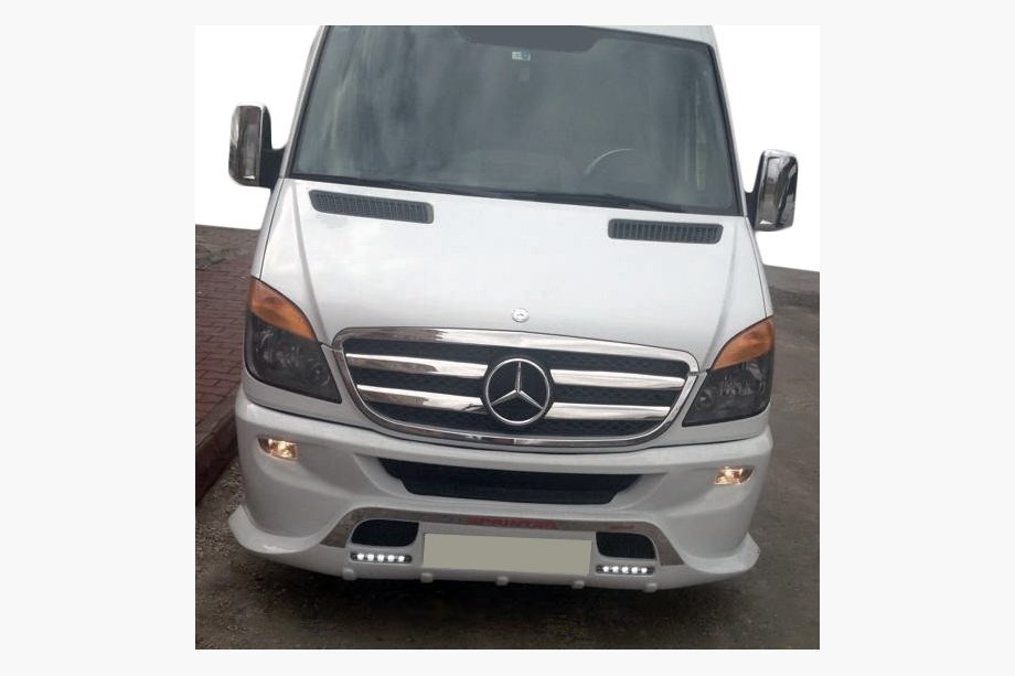 Mercedes Sprinter W906 2006–2018 гг. Хромированные Накладки на Решетку (2006-2013, Нержавейка) Фото 6
