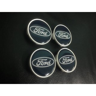 Колпачки на оригинальные диски 50мм V1 (4 шт) Ford Custom 2013-2022 гг. фото 2