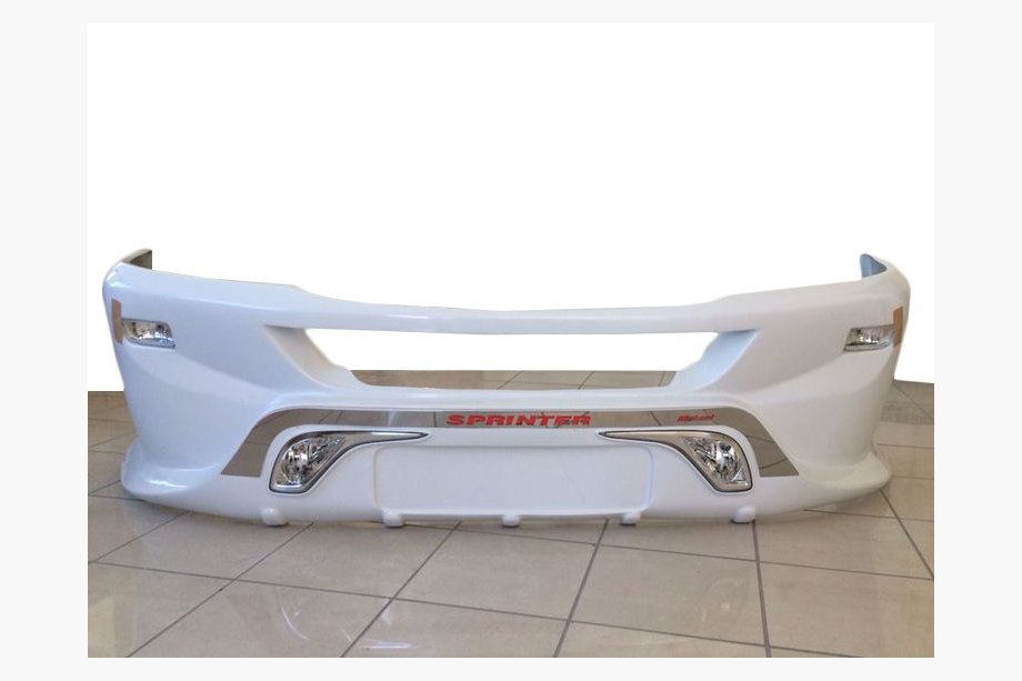 Mercedes Sprinter W906 2006-2018 гг. Накладка на передний бампер Sport 4 (2006-2013) Image