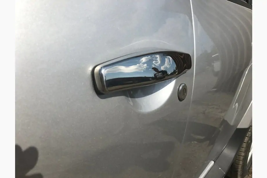 Dacia Duster 2008-2018 гг. Хромированные Накладки на Ручки (4 шт., Нержавейка) OmsaLine - Итальянская Нержавейка Image