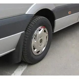 Колпаки из нержавеющей стали OEM (1-шт., 4 шт.) Mercedes Sprinter W906 2006–2018 гг. фото 4