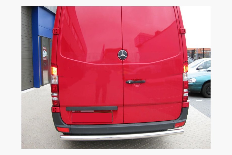 Mercedes Sprinter W906 2006-2018 гг. Задняя Защита AK002 (Нержавейка) Image