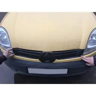 Верхняя зимняя заглушка решетки радиатора (2003-2008) Renault Kangoo 1998-2008 гг. фото 4