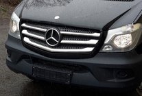Mercedes Sprinter W906 2006–2018 гг. Хромированные Накладки на Решетку (2013↗, Нержавеющая Сталь) фото 1