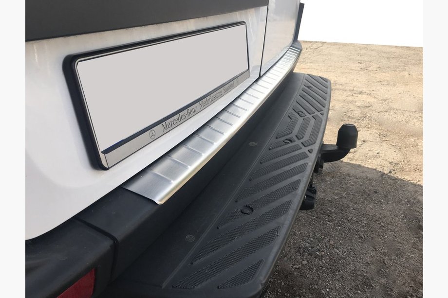 Накладка на задний бампер МАТОВАЯ (Omsa, Нержавейка) Image Накладка на задний бампер МАТОВАЯ (Omsa, Нержавейка) Image