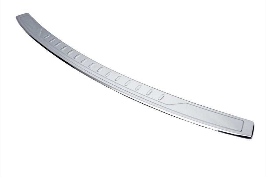 Накладка на задний бампер с загибом (Carmos V1, нержавеющая сталь) Image Накладка на задний бампер с загибом (Carmos V1, нержавеющая сталь) Image