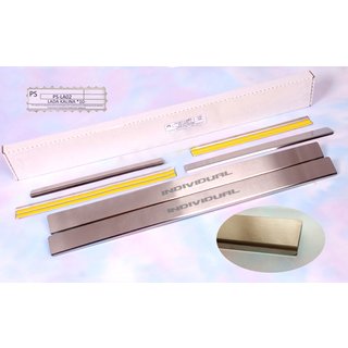 Накладки на пороги Natanika Standard (6 шт, нержавейка) Lada Kalina 2004-2011 гг.
