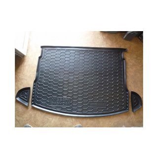 Коврик багажника полноразмерное запасное колесо (Autogumm, резина) Nissan Qashqai 2007-2010 гг.