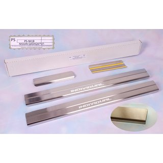 Накладки на пороги Natanko Standard (4 шт., нержавейка) Nissan Teana 2008-2013 гг.