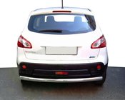 Задняя дуга прямая (нержавейка) фото 2