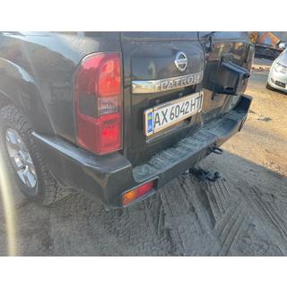 Задний бампер в сборе б/у (2004-2008) Nissan Patrol Y61 1997-2011 гг. фото 1