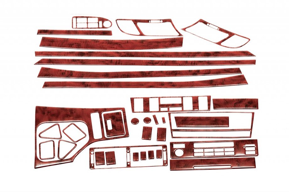 BMW 5 серия E39 1996-2003 гг. Накладки на панель под дерево Image