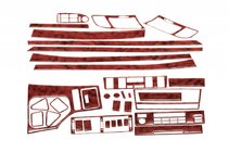 BMW 5 серия E39 1996-2003 гг. Накладки на панель под дерево фото 1