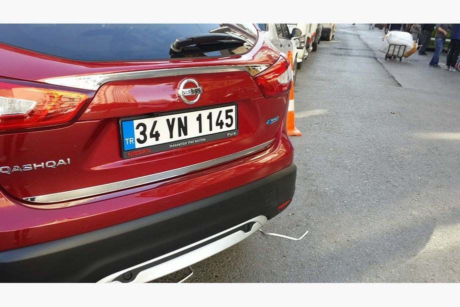 Nissan Qashqai 2014-2021 гг. Накладка на багажник нержавейка Фото 6