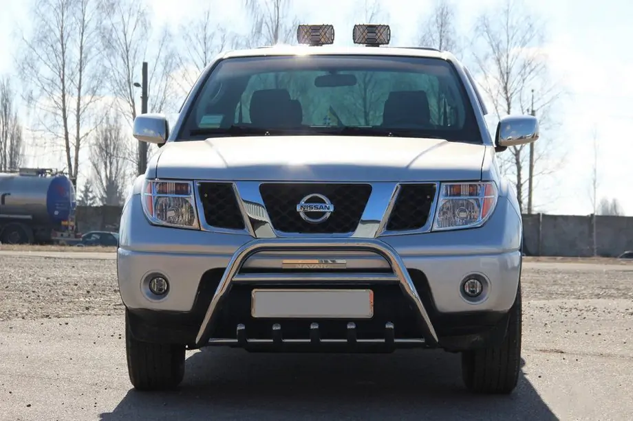 Nissan Pathfinder R51 2005-2014 гг. Кенгурятник WT003 (нержавейка)