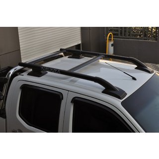 Nissan Navara/NP300 2016+ Оригинальные рейлинги (с поперечинами) Черные