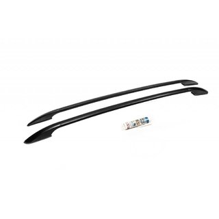 Ford Fusion Рейлинги OmsaLine Solid (2 шт, черные)