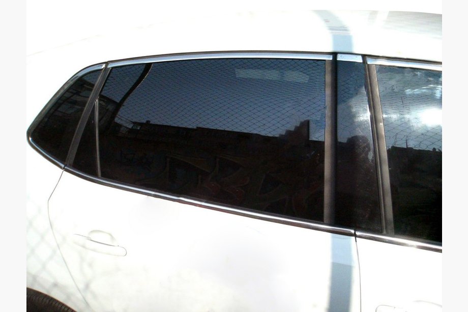 Volkswagen Polo 2009-2017 Полная окантовка окон нерж. Image