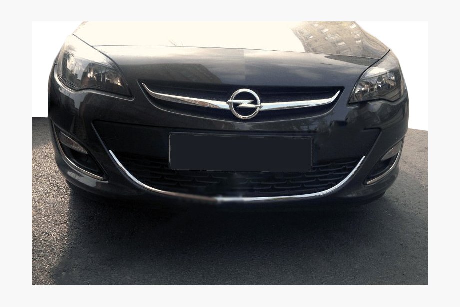 Накладка на передний бампер из нержавеющей стали Image Накладка на передний бампер из нержавеющей стали Image