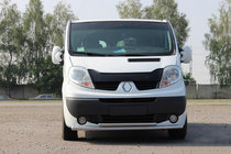 Renault Trafic 2001-2015 гг. Передняя защита ST014 (нержавейка) фото 8